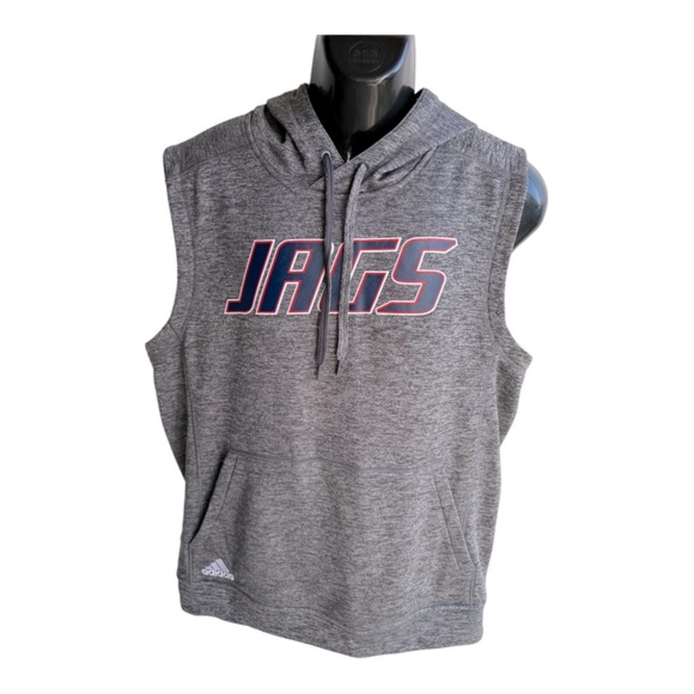 Adidas‎ Team Issue Climawarm men sleeveless training hoddie gray size S.